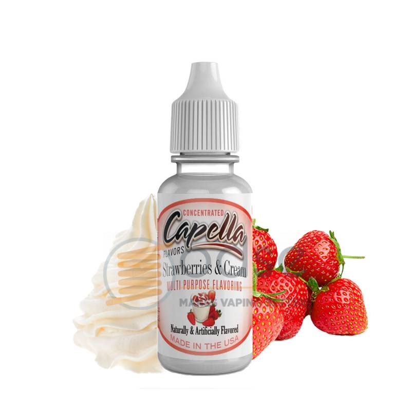 STRAWBERRIES AND CREAM AROMA CAPELLA - Cremosi STRAWBERRIES AND CREAM AROMA CAPELLA - Cremosi