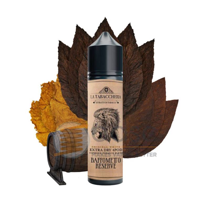 BAFFOMETTO RESERVE ORIGINAL WHITE SHOT EXTRA DRY 4POD LA TABACCHERIA - Vape shot