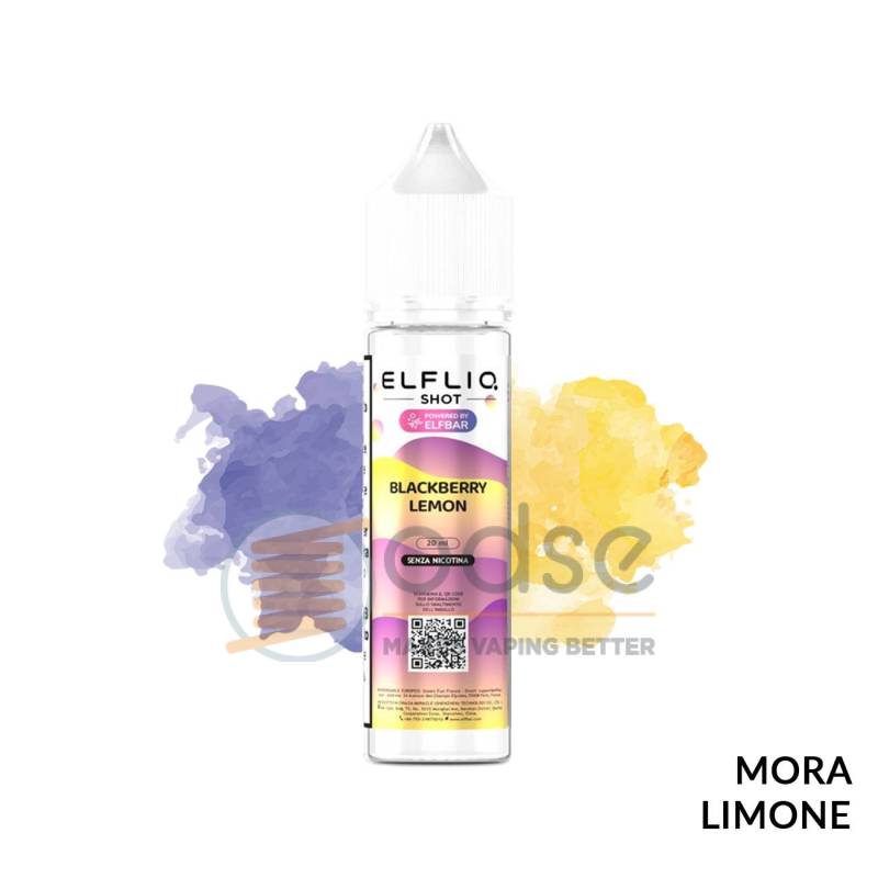 BLACKBERRY LEMON PREMIX ELFLIQ - Mix 'n vape