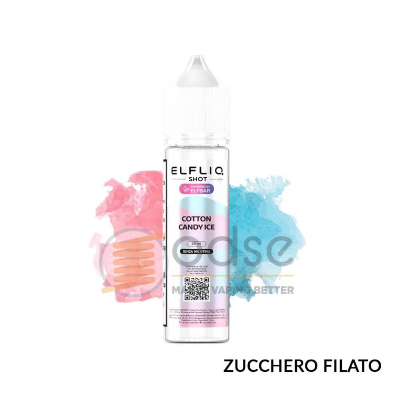 COTTON CANDY ICE PREMIX ELFLIQ - Mix 'n vape