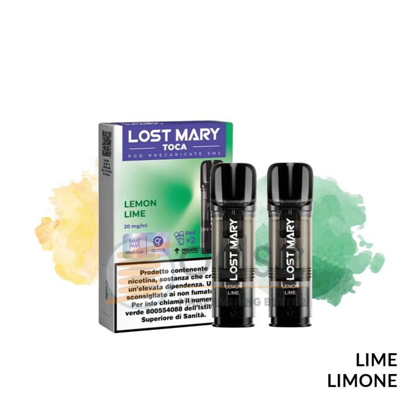 LEMON LIME POD PRECARICATA LOST MARY TOCA AIR 2 PEZZI - Pod precaricate