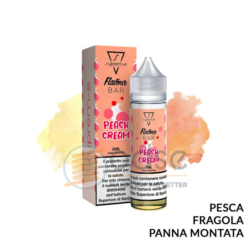 PEACH CREAM PREMIX FLAVOUR BAR SUPREM-E - Mix 'n vape