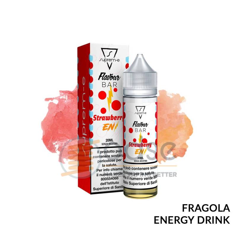 STRAWBERRY ENERGY PREMIX FLAVOUR BAR SUPREM-E - Mix 'n vape