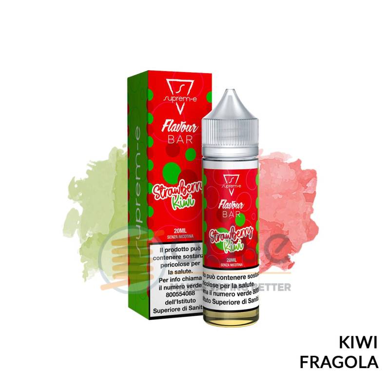 STRAWBERRY KIWI PREMIX FLAVOUR BAR SUPREM-E - Mix 'n vape