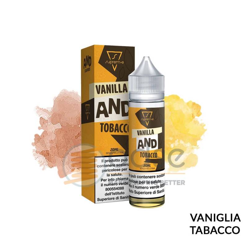 VANILLA AND TOBACCO PREMIX AND SUPREM-E - Mix 'n vape