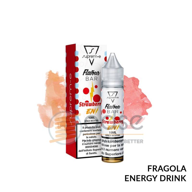 STRAWBERRY ENERGY MINI PREMIX FLAVOUR BAR SUPREM-E - Mini Mix 'n vape