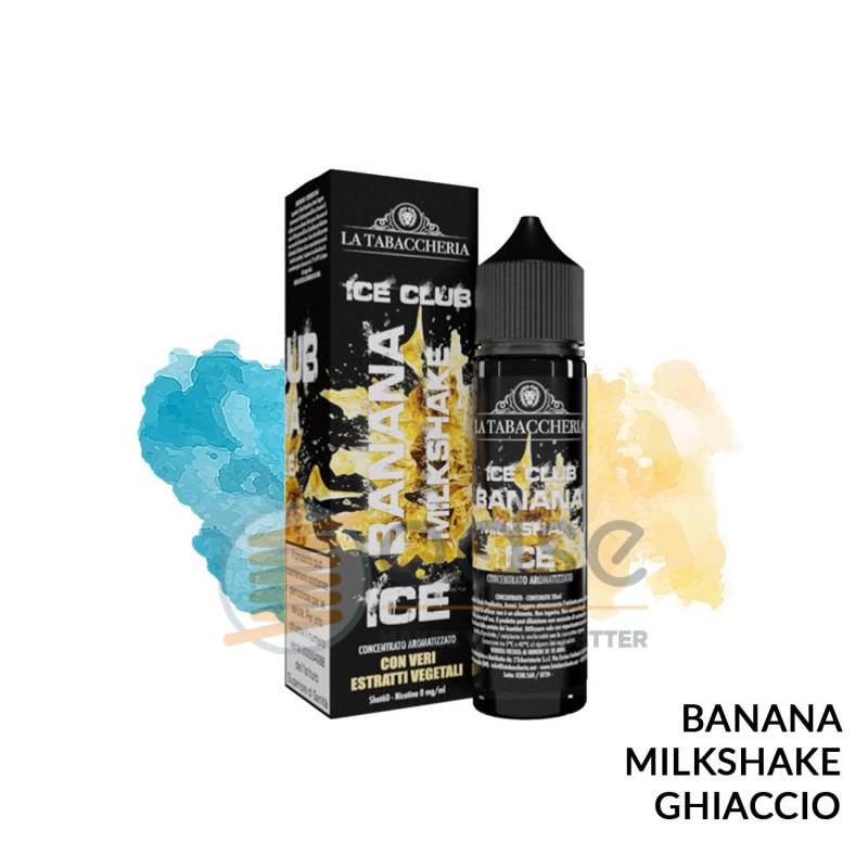 BANANA MILKSHAKE ICE PREMIX ICE CLUB LA TABACCHERIA - Mix 'n vape