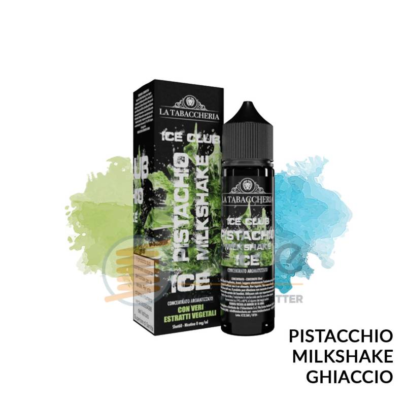 PISTACHIO MILKSHAKE ICE PREMIX ICE CLUB LA TABACCHERIA - Mix 'n vape