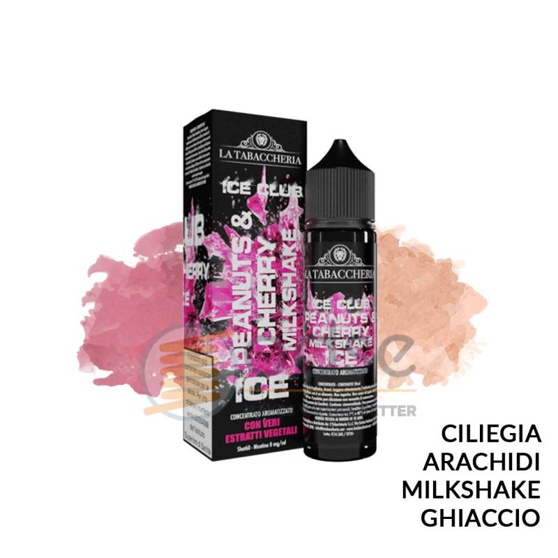 PEANUTS & CHERRY MILKSHAKE ICE PREMIX ICE CLUB LA TABACCHERIA - Mix 'n vape