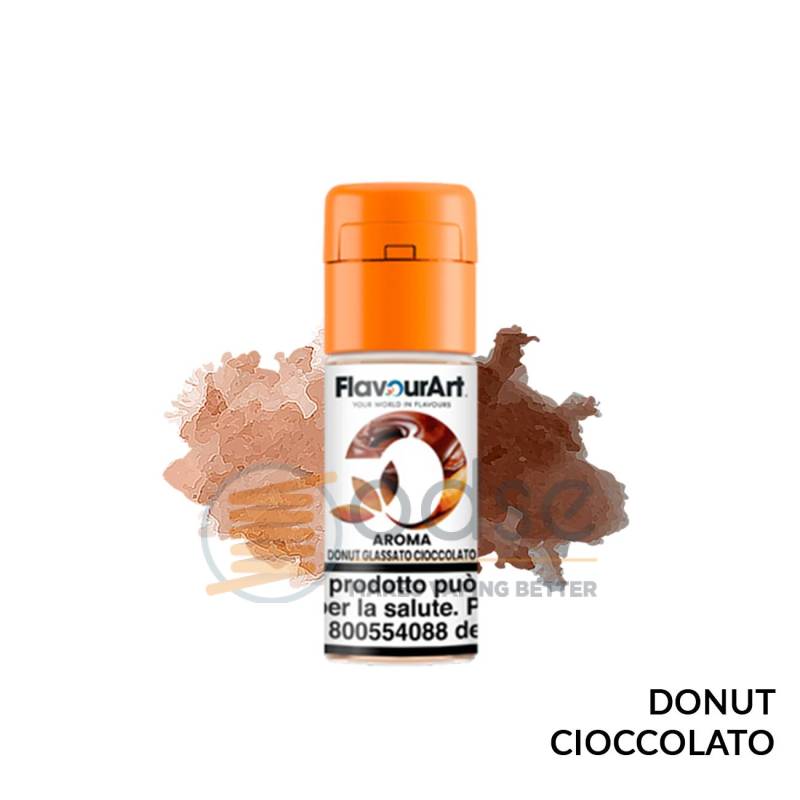 DONUT GLASSATO CIOCCOLATO AROMA FLAVOURART - Cremosi