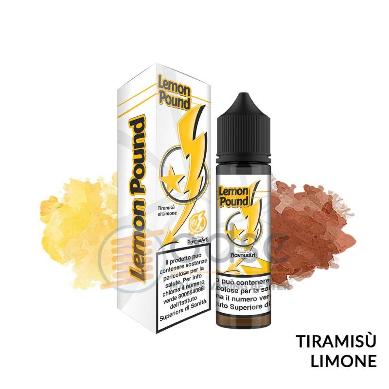 LEMON POUND PREMIX HIGH VOLTAGE FLAVOURART - Mix 'n vape