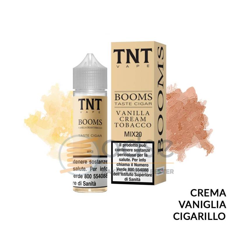 BOOMS VANILLA CREAM TOBACCO PREMIX TNT VAPE - Mix 'n vape