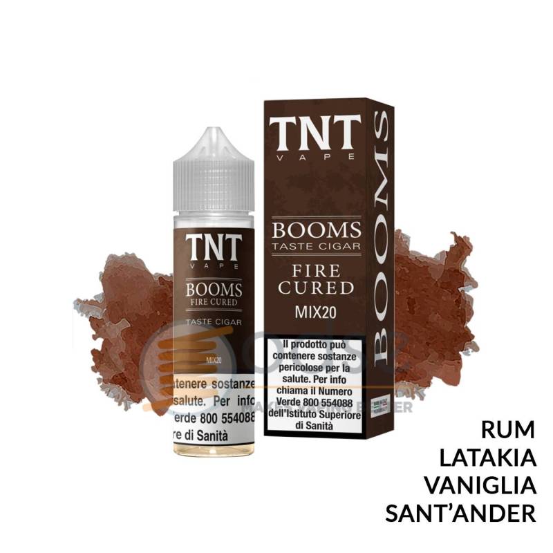 BOOMS FIRE CURED LATAKIA PREMIX TNT VAPE - Mix 'n vape