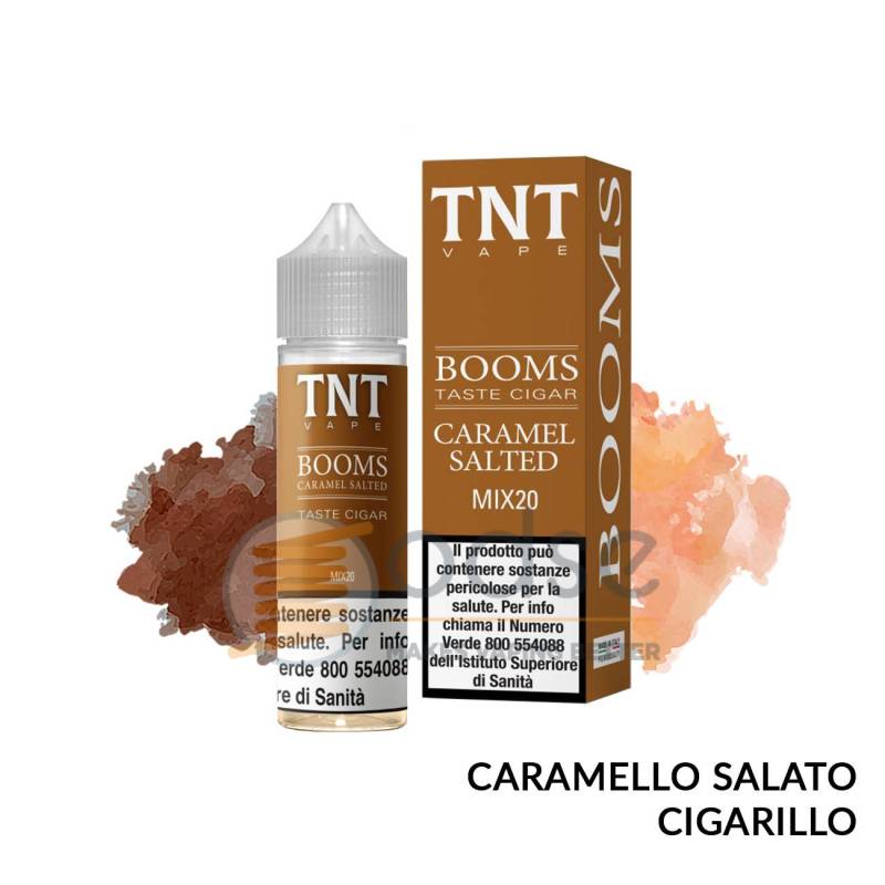 BOOMS SALTED CARAMEL PREMIX TNT VAPE - Mix 'n vape