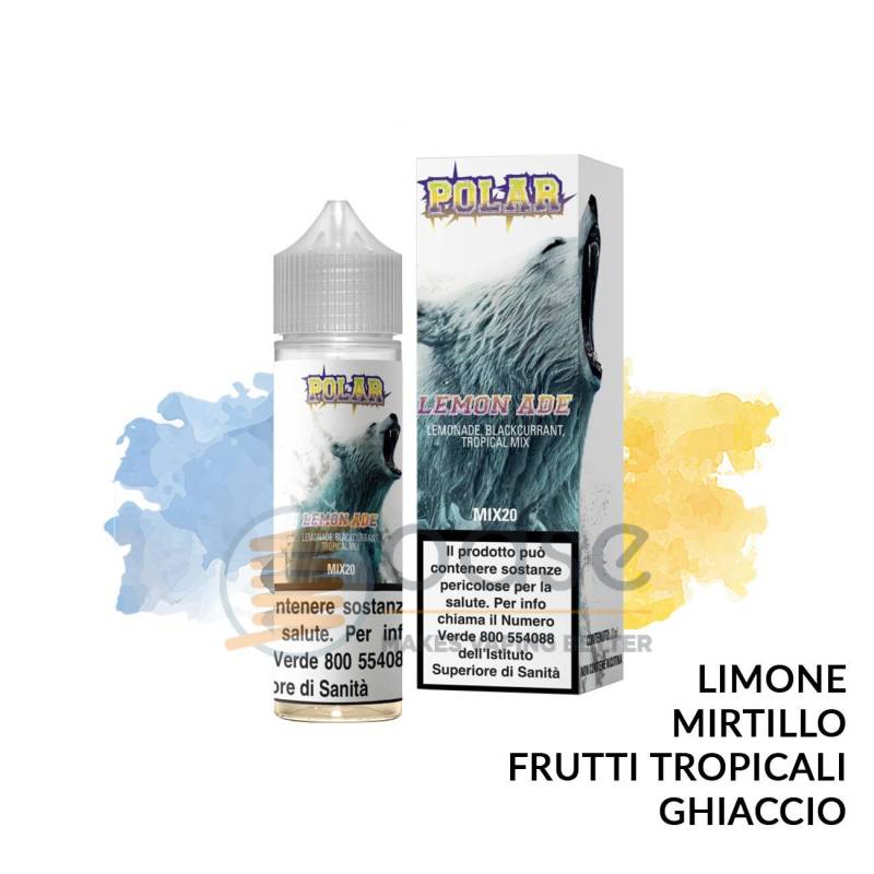 LEMON ADE PREMIX POLAR TNT VAPE - Mix 'n vape