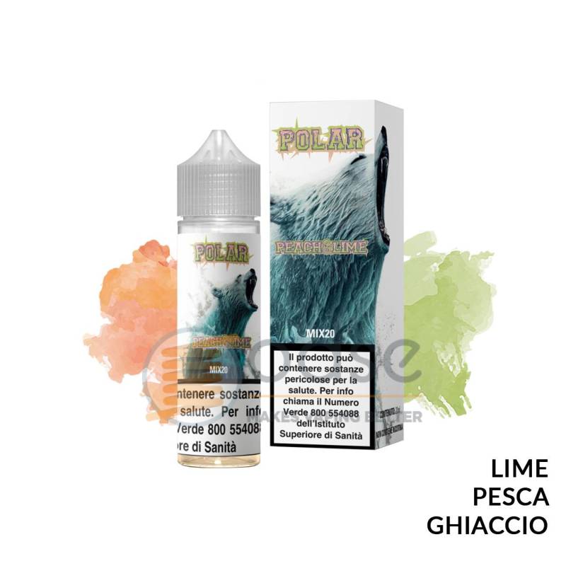 PEACH & LIME PREMIX POLAR TNT VAPE - Mix 'n vape