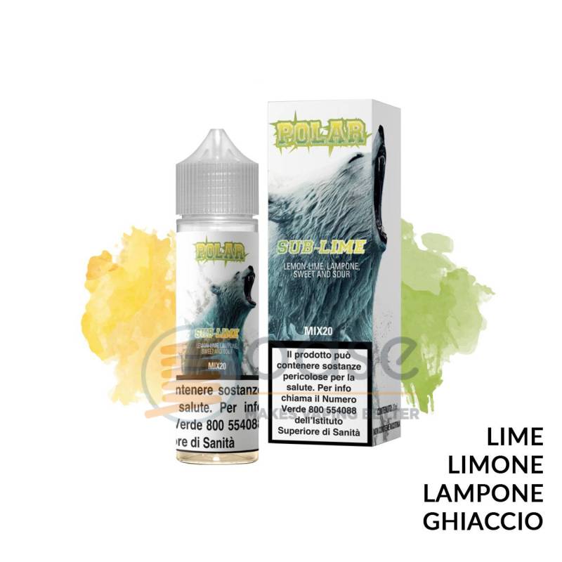 SUB LIME PREMIX POLAR TNT VAPE - Mix 'n vape