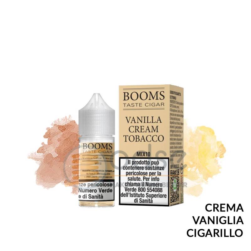 BOOMS VANILLA CREAM TOBACCO MINI PREMIX TNT VAPE - Mini Mix 'n vape