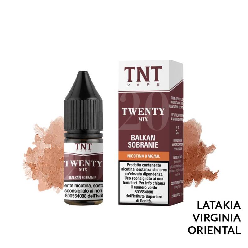 BALKAN SOBRANIE LIQUIDO TWENTY MIX TNT VAPE 10 ML - 10 mL