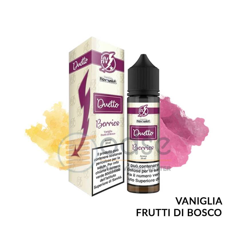 DUETTO BERRIES PREMIX HIGH VOLTAGE FLAVOURART - Mix 'n vape