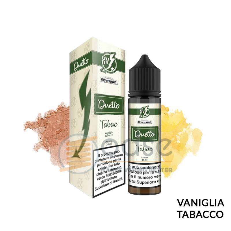 DUETTO TABAC PREMIX HIGH VOLTAGE FLAVOURART - Mix 'n vape