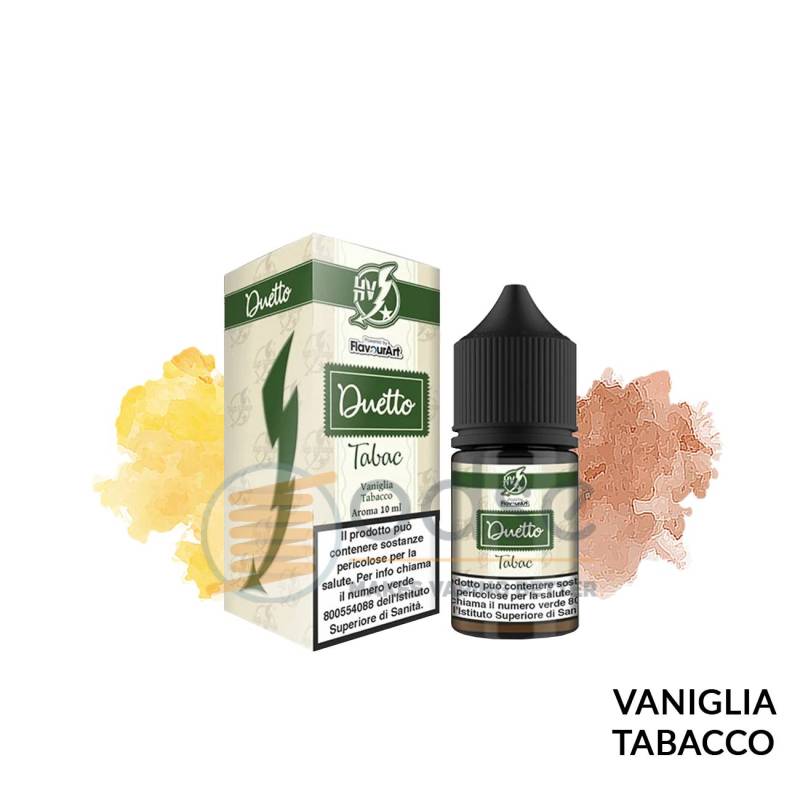 DUETTO TABAC MINI PREMIX HIGH VOLTAGE FLAVOURART - Mini Mix 'n vape