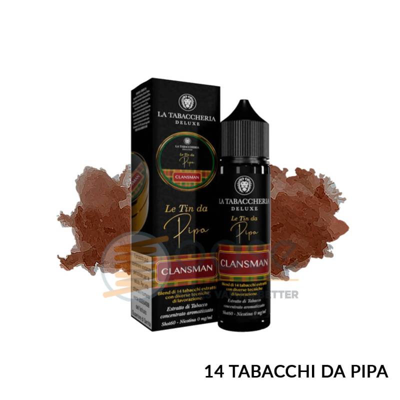 LE TIN DA PIPA PREMIX CLANSMAN LA TABACCHERIA - Mix 'n vape