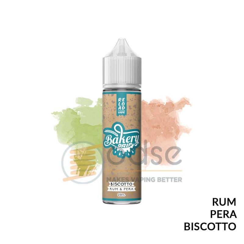 BISCOTTO RUM E PERA PREMIX BAKERY DRIP RELOAD VAPE - Mix 'n vape