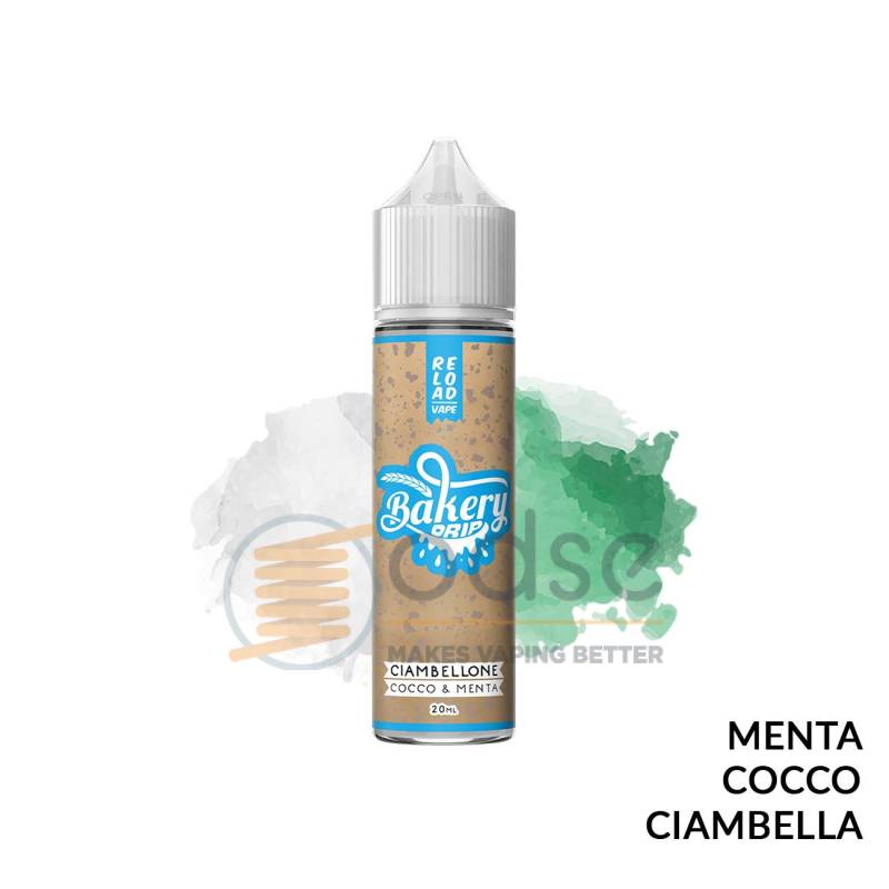 CIAMBELLONE COCCO E MENTA PREMIX BAKERY DRIP RELOAD VAPE - Mix 'n vape