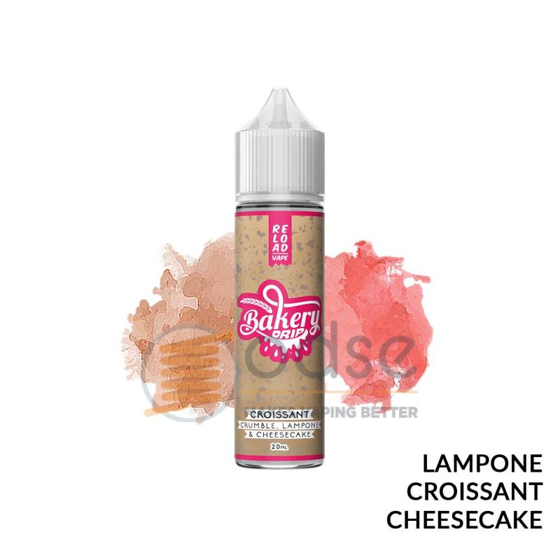 CROISSANT LAMPONE E CHEESECAKE PREMIX BAKERY DRIP RELOAD VAPE - Mix 'n vape