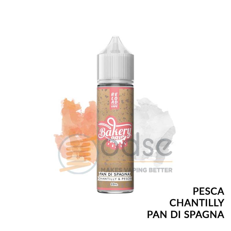 PAN DI SPAGNA CHANTILLY E PESCA PREMIX BAKERY DRIP RELOAD VAPE - Mix 'n vape