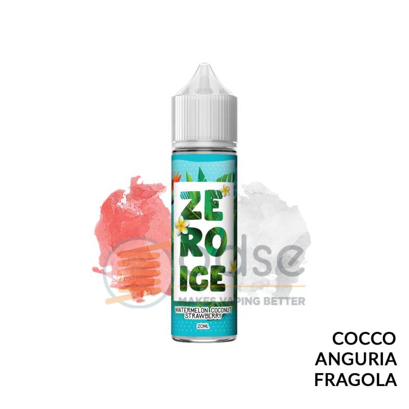 WATERMELON COCONUT STRAWBERRY PREMIX ZERO ICE RELOAD VAPE - Mix 'n vape