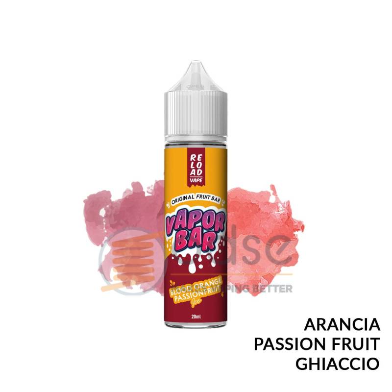 BLOOD ORANGE PASSION FRUIT ICE PREMIX VAPORBAR RELOAD VAPE - Mix 'n vape