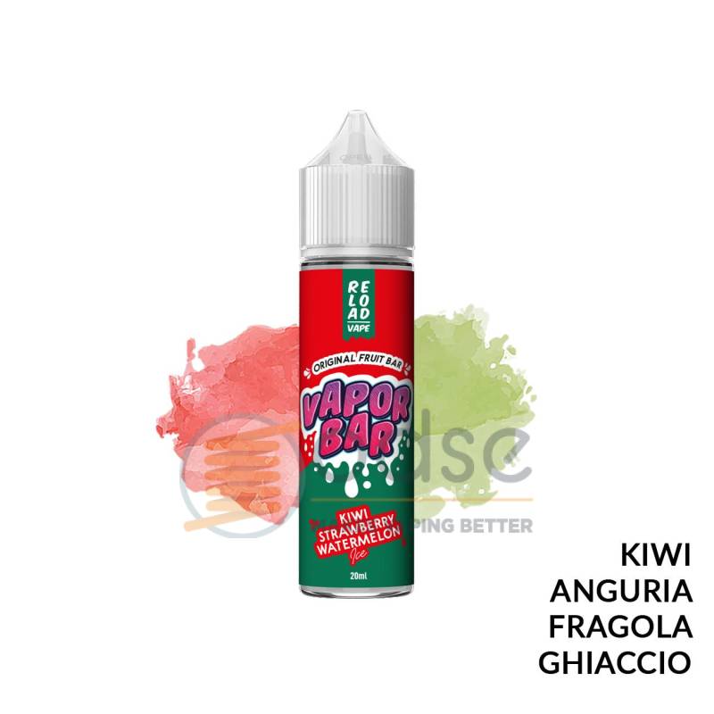 KIWI STRAWBERRY WATERMELON ICE PREMIX VAPORBAR RELOAD VAPE - Mix 'n vape