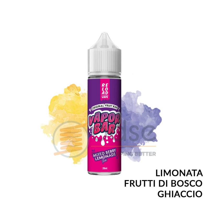 MIXED BERRY LEMONADE ICE PREMIX VAPORBAR RELOAD VAPE - Mix 'n vape