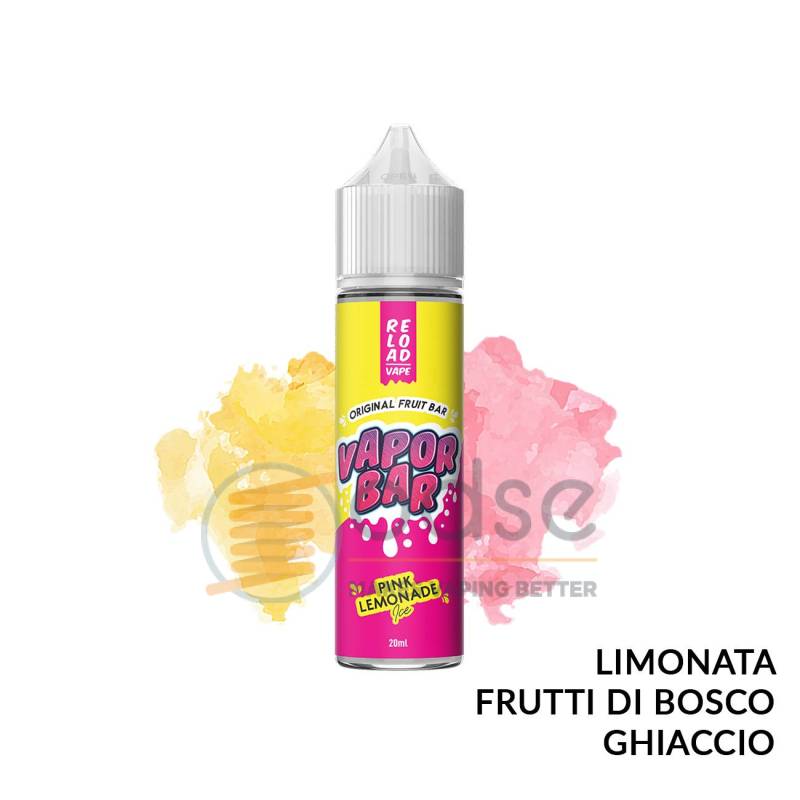 PINK LEMONADE ICE PREMIX VAPORBAR RELOAD VAPE - Mix 'n vape