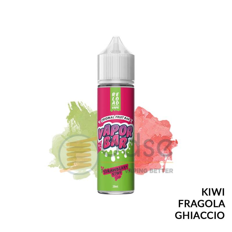 STRAWBERRY KIWI ICE PREMIX VAPORBAR RELOAD VAPE - Mix 'n vape