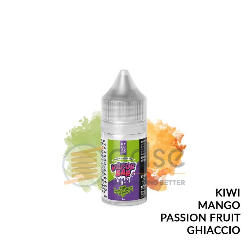 KIWI PASSION FRUIT MANGO ICE MINI PREMIX VAPORBAR RELOAD VAPE - Mini Mix 'n vape