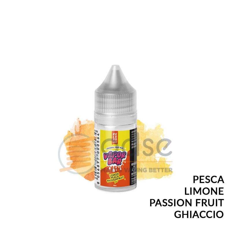 LEMON PEACH PASSION FRUIT ICE MINI PREMIX VAPORBAR RELOAD VAPE - Mini Mix 'n vape