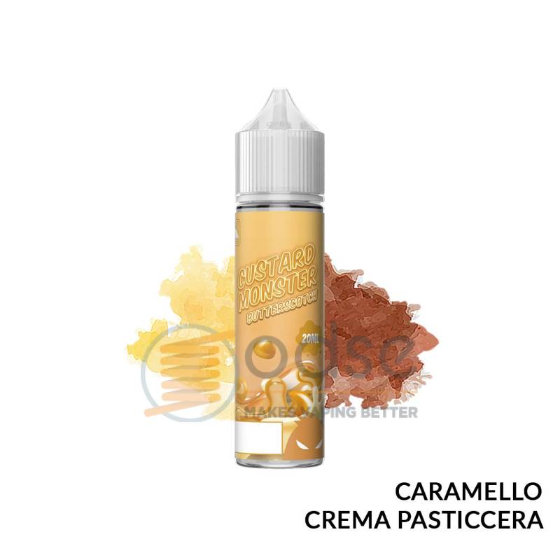 BUTTERSCOTCH CUSTARD PREMIX MONSTER VAPE LABS - Mix 'n vape