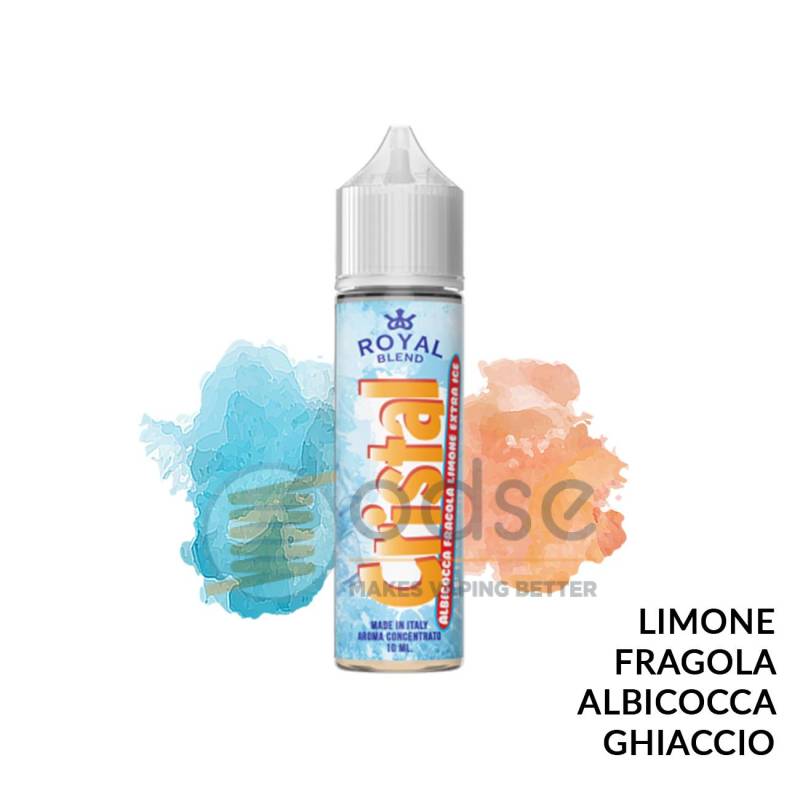 ALBICOCCA FRAGOLA LIMONE PREMIX CRISTAL ROYAL BLEND - Mix 'n vape