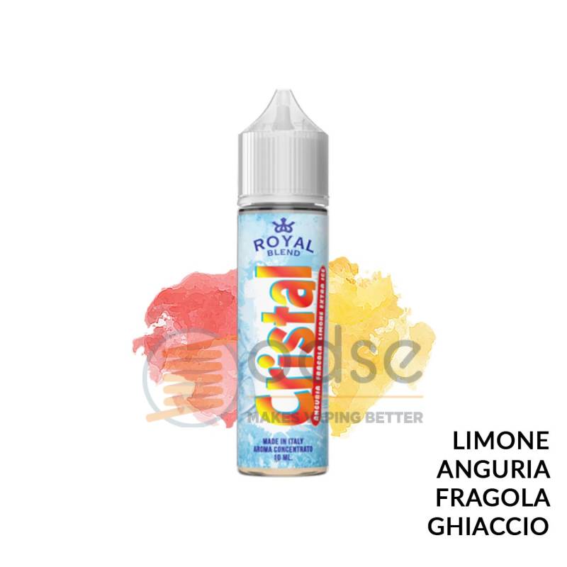 ANGURIA FRAGOLA LIMONE PREMIX CRISTAL ROYAL BLEND - Mix 'n vape