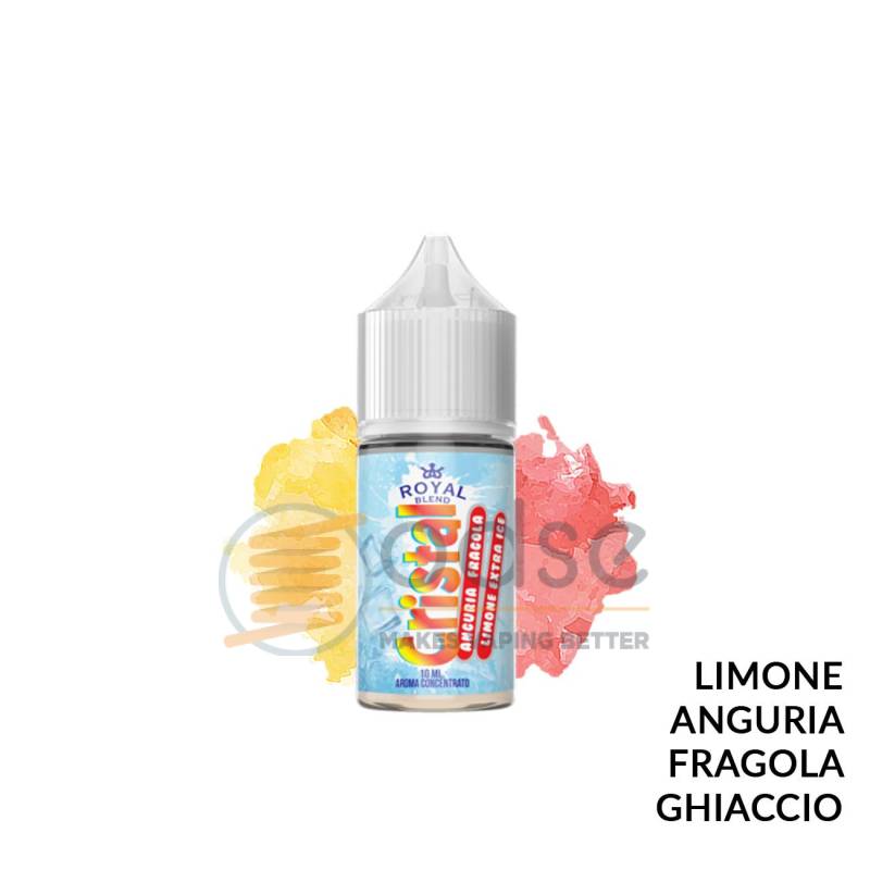 ANGURIA FRAGOLA LIMONE MINI PREMIX CRISTAL ROYAL BLEND - Mini Mix 'n vape