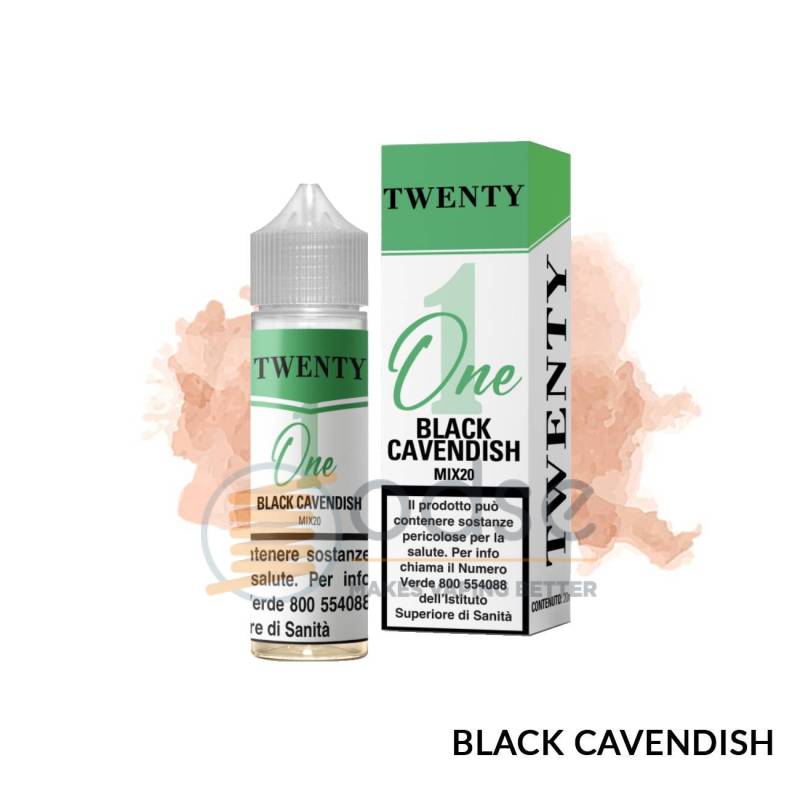 BLACK CAVENDISH PREMIX TWENTY ONE TNT VAPE - Mix 'n vape