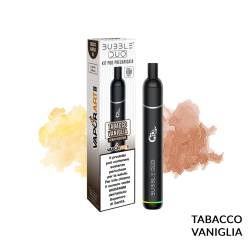 TABACCO VANIGLIA POD BUBBLE DUO VAPORART - Pod usa e getta