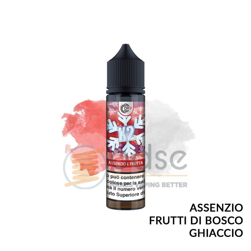 ASSENZIO E FRUTTA PREMIX K2 DYPRINTECH - Mix 'n vape