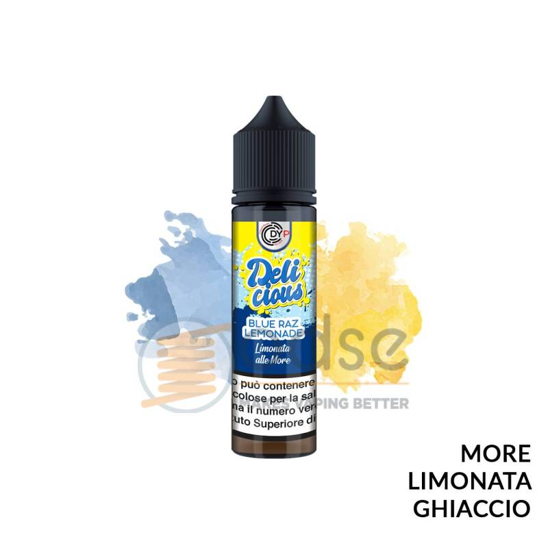 BLUE RAZZ LEMONADE PREMIX DELICIOUS DYPRINTECH - Mix 'n vape