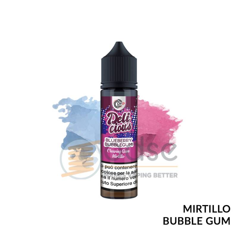 BLUEBERRY BUBBLE GUM ICE PREMIX DELICIOUS DYPRINTECH - Mix 'n vape