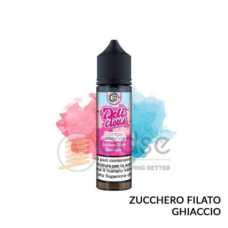 COTTON CANDY ICE PREMIX DELICIOUS DYPRINTECH - Mix 'n vape