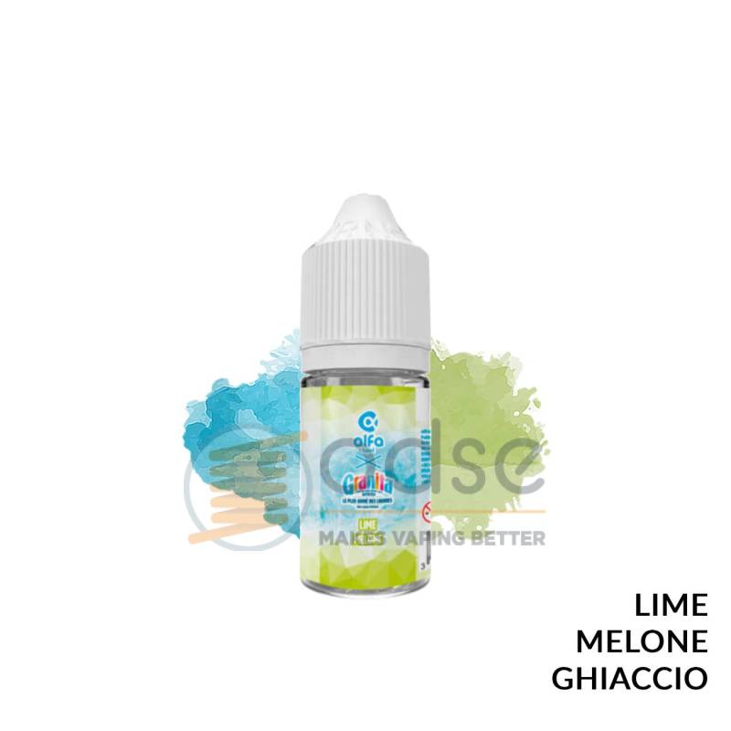 LIME E MELONE MINI PREMIX GRANITA ALFALIQUID - Mini Mix 'n vape